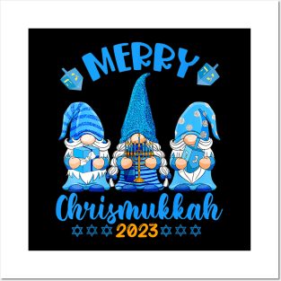 Gnomes Merry Chrismukkah Posters and Art